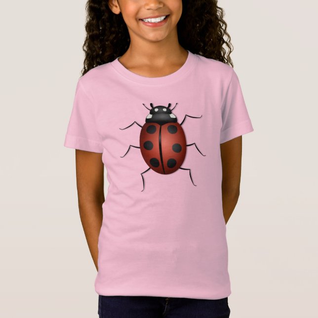 Nyckelpiga insektsdesign t shirt (Framsida)