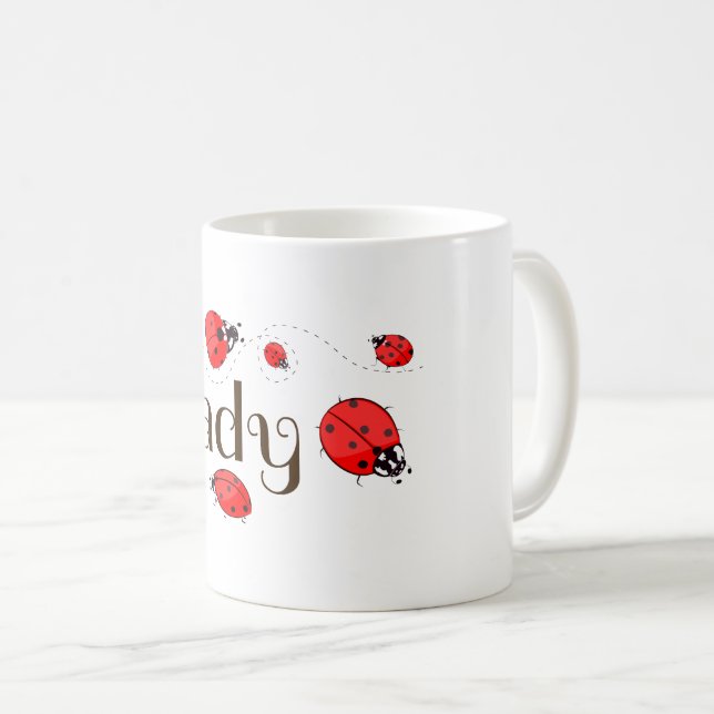 Nyckelpiga Kaffemugg (Framsida höger)