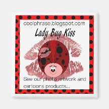 Nyckelpiga Kiss Magnet