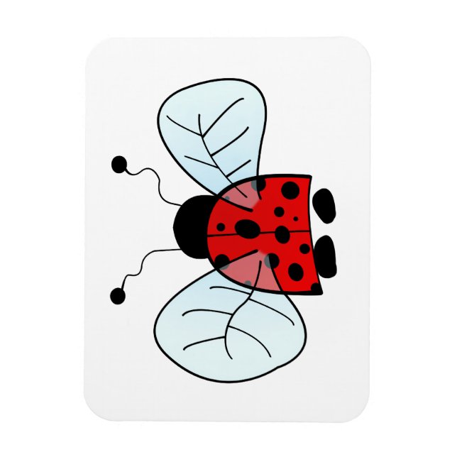 Nyckelpiga  magnet (Vertikal)