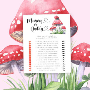 Nyckelpiga - mammas eller pappas baby shower-spel