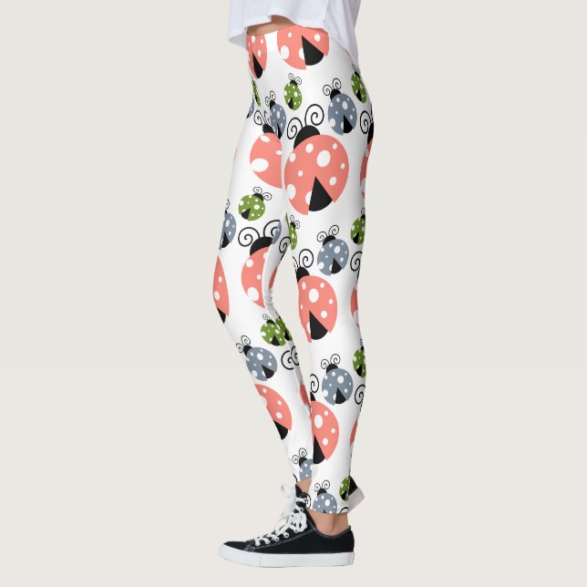 Nyckelpiga Mönster Leggings (Vänster)