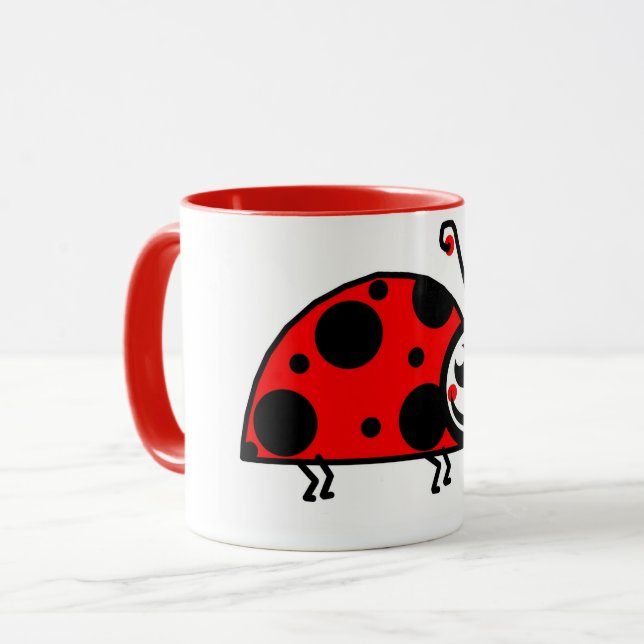 Nyckelpiga mugg (Framsida vänster)