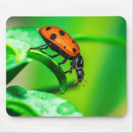 Nyckelpiga Musmattor | Levande Makro Natur Foto
