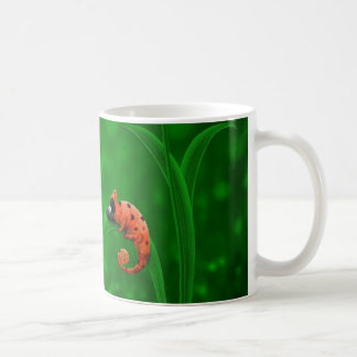Nyckelpiga och kameleont kaffemugg