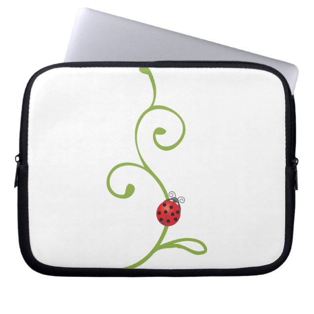 Nyckelpiga på Vine Laptop Sleeve (Framsidan)