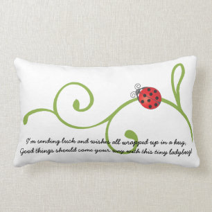 Nyckelpiga på Vine Lumbarkudde