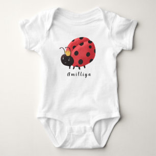 Nyckelpiga Personligt Namn Söt Modern T Shirt