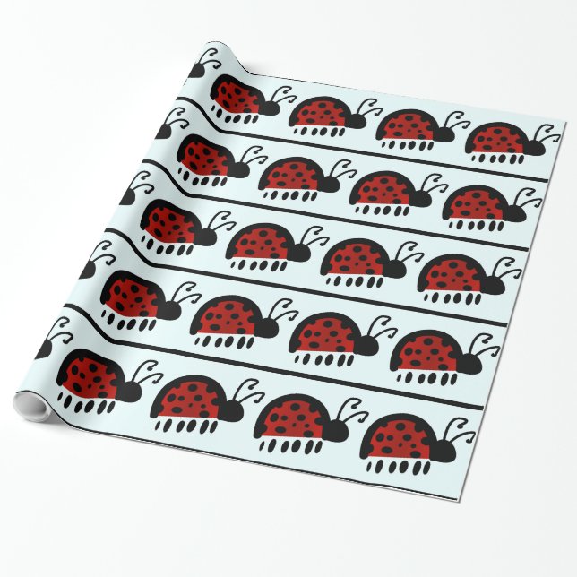 Nyckelpiga Presentpapper (Utrullad)