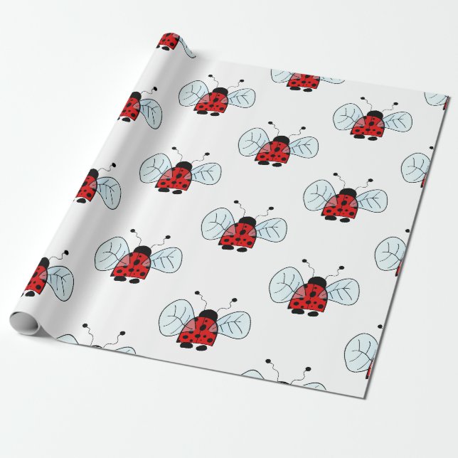 Nyckelpiga Presentpapper (Utrullad)