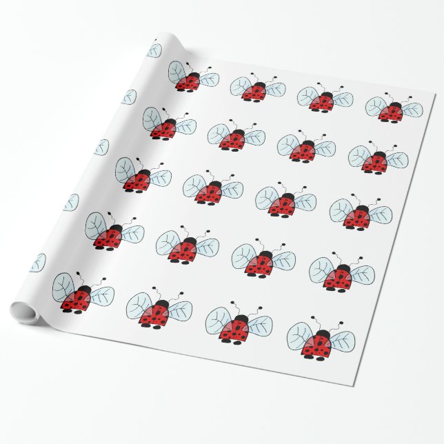 Nyckelpiga Presentpapper (Utrullad)