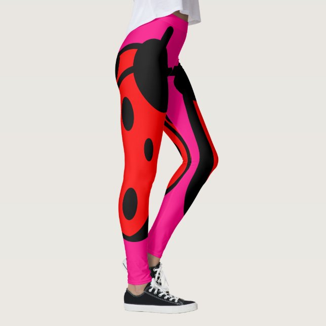 Nyckelpiga Rosa Leggings (Höger)