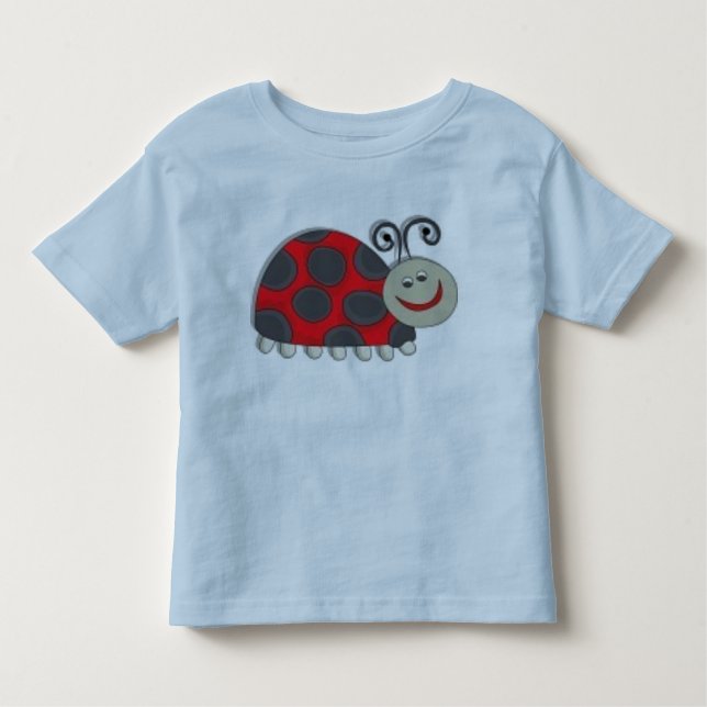 nyckelpiga småbarn-skjorta tee shirt (Framsida)