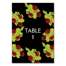 Nyckelpiga Teckning födelsedag Bord kort