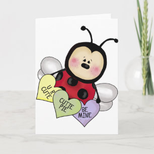 Nyckelpiga Valentine Helgkort