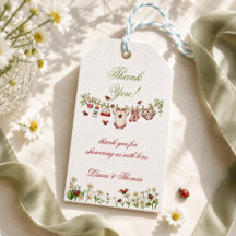 Nyckelpiga Vildblomma Flicka Babyfirande Tacksamhe