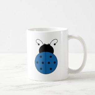 Nyckelpigablått Kaffemugg
