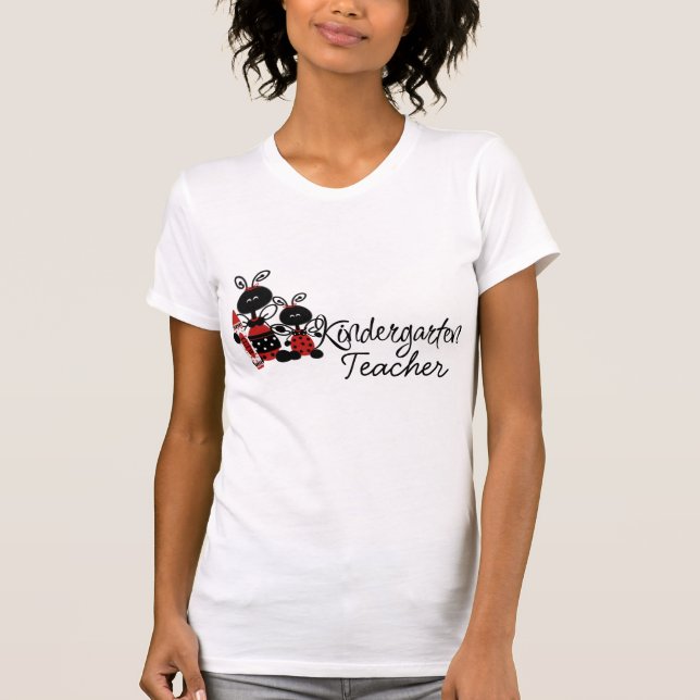 Nyckelpigadagislärare T-tröja Tee Shirt (Framsida)