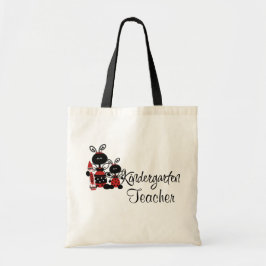 Nyckelpigadagislärare toto hänger lös tygkasse