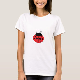 Nyckelpigakvinna T-tröja T Shirt