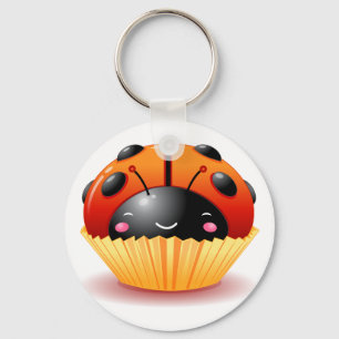 Nyckelpigamuffin Keychain Nyckelring
