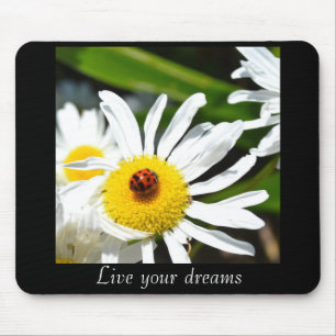 Nyckelpigan bor dina drömmar Mousepad Musmatta
