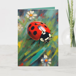Nyckelpigan Ladybug Välkomstkort Kort