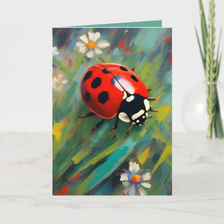 Nyckelpigan Ladybug Välkomstkort Kort