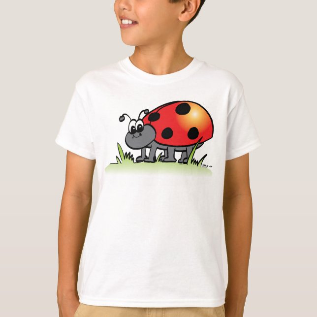 Nyckelpigan lurar T-tröja T Shirt (Framsida)