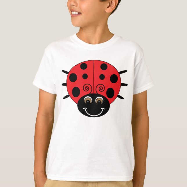 Nyckelpigan lurar T-tröja Tee (Framsida)