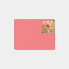 Nyckelpigan noterar post-it block