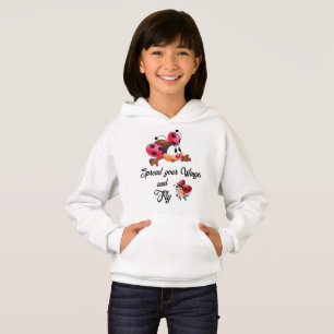 Nyckelpigan "Spread Your Vingar" Hoodie T Shirt
