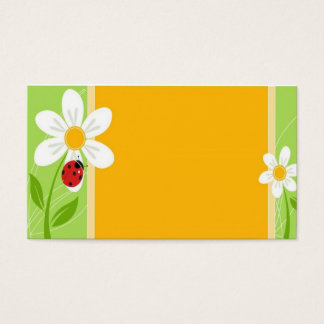 Nyckelpigans spår visitkort