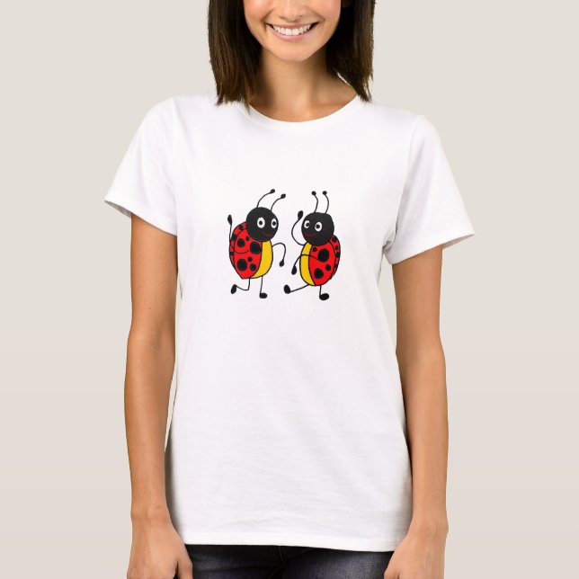 Nyckelpigaskjorta för dans AA T-shirt (Framsida)