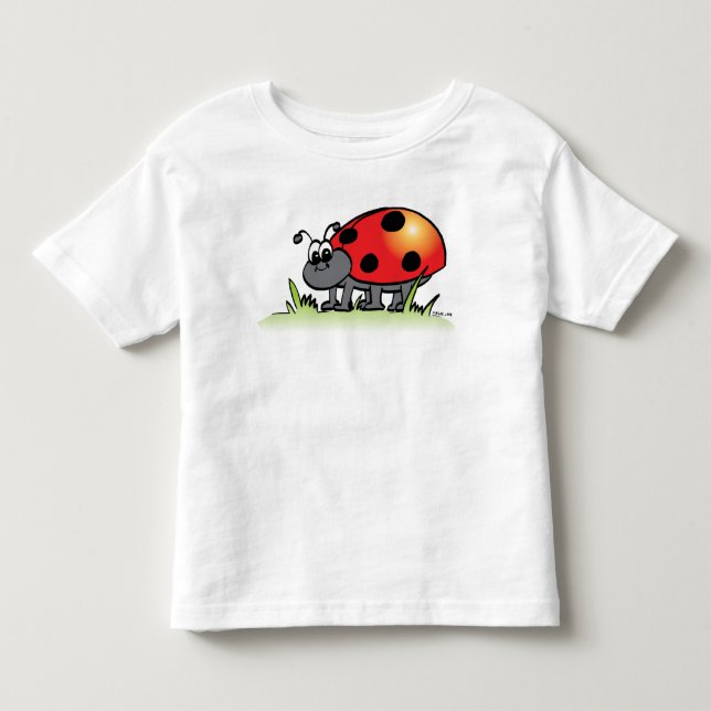 NyckelpigasmåbarnT-tröja T-shirt (Framsida)
