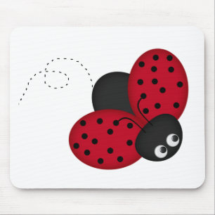 Nyckelpigaturmousepad Musmatta