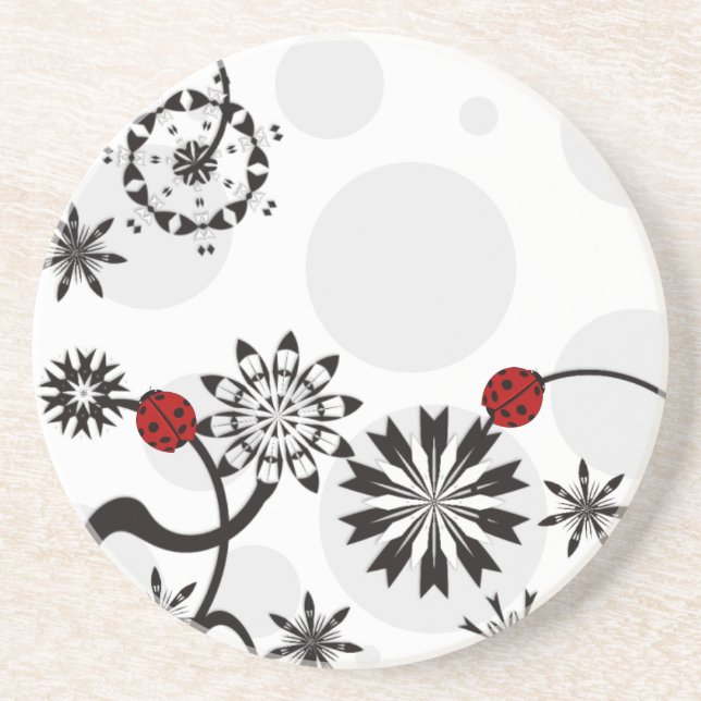 Nyckelpigaunderlägg Underlägg Sandsten (Framsidan)