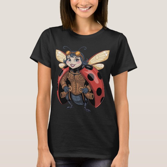 NYCKELPIGGEN FRÅN STEAM PUNK  T SHIRT (Framsida)