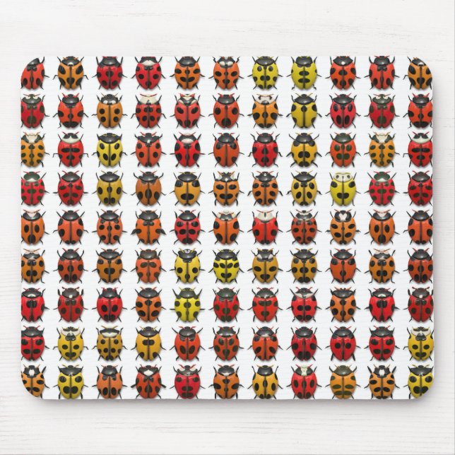 Nyckelpigor 1 Mousepad Musmatta (Framsidan)