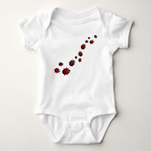 Nyckelpigor Baby Tröja Ekologisk Onesie Nyckelpiga
