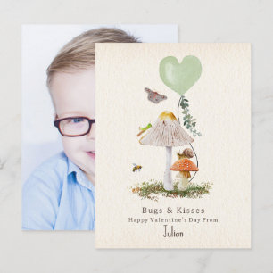 Nyckelpigor & Kisses Snigel Classroom Valentine Ph Vykort