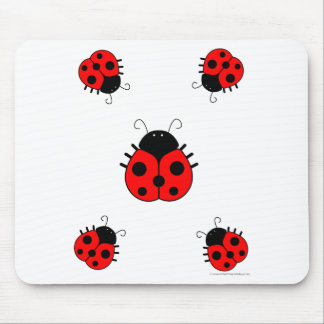 Nyckelpigor Mousepad Musmatta