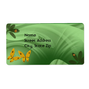 Nyckelpigor och fjärilar i Grönten Fraktsedel