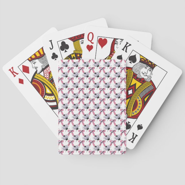 Nyckelpigor och segment spel kort (Baksidan)