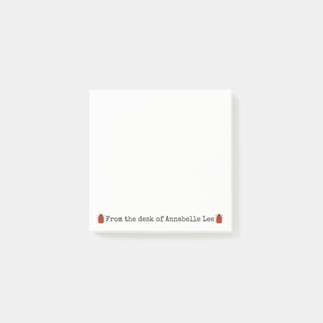 Nyckelpigor Post-it Block (Framsida)