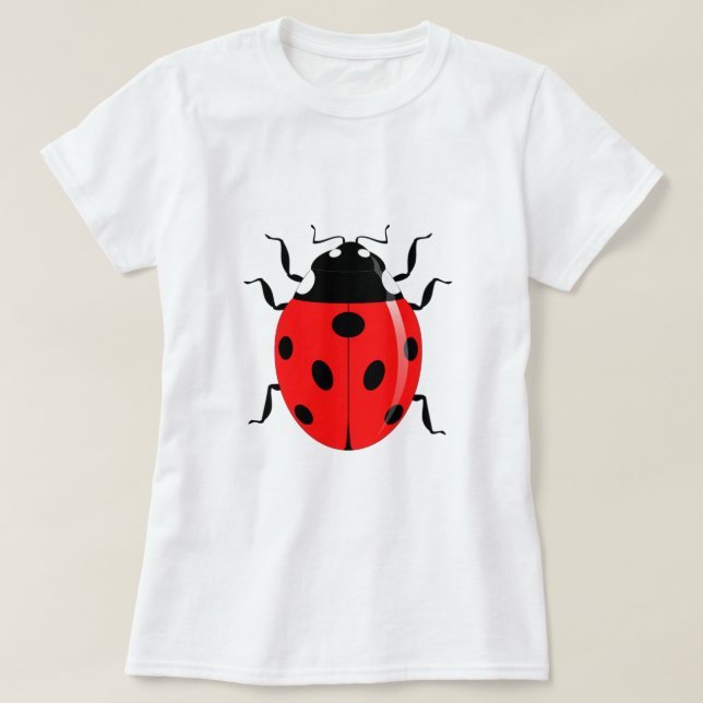 Nyckelpigor T-Shirt för våren (Design framsida)