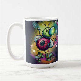 Nyckelpigoroller Disco-mugg Kaffemugg