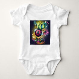 Nyckelpigorullskatta Baby Bodysuit T Shirt