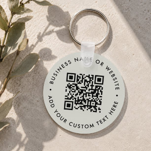 Nyckelring   Anpassad QR-kod Affärsreklam Tag