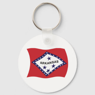 Nyckelring Arkansas Flagga